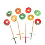 BS Toys, drewniana gra zręcznościowa Łap owoce 8+