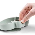 Done by Deer: silikonowy talerzyk z przyssawką Birdee Green - obrazek 2