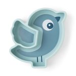 Done by Deer: silikonowy talerzyk z przyssawką Birdee Blue