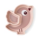 Done by Deer: silikonowy talerzyk z przyssawką Birdee Powder