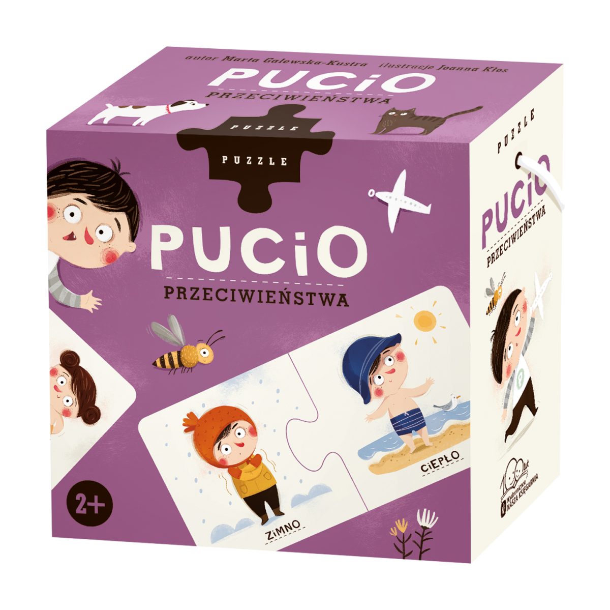 Puzzle Pucio - Przeciwieństwa. Marta Galewska-Kustra / Nasza Księgarnia - obrazek 1