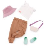 Our Generation: STYLIZACJA na WĘDRÓWKĘ z CZAPKĄ BUCKET HAT i NERKĄ - Ready to Roam