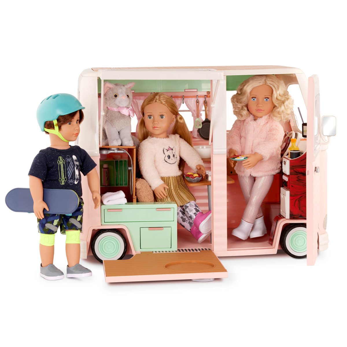 Our Generation: KAMPER kempingowy z wyposażeniem – RV Country Cruising – Camper Set - obrazek 2