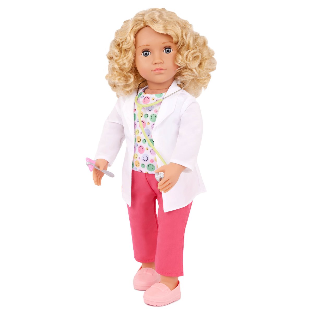 BD31439_DP_A Our Generation: lalka FELICIA 46cm – LEKARKA PEDIATRA z akcesoriami do pracy - obrazek 2