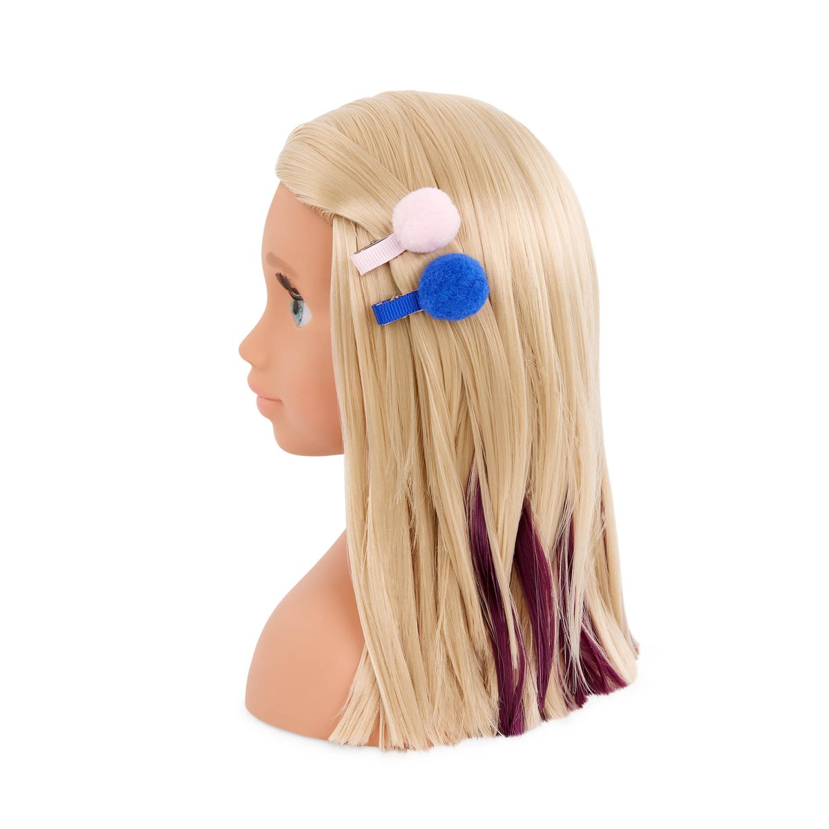 BD31452_DP_B Our Generation: GŁOWA lalki do stylizacji z KRYSZTAŁKAMI – Sparkles Of Fun Styling Head DEANNA - obrazek 4
