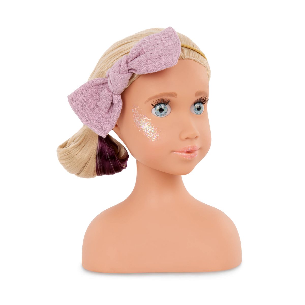 BD31452_DP_C Our Generation: GŁOWA lalki do stylizacji z KRYSZTAŁKAMI – Sparkles Of Fun Styling Head DEANNA - obrazek 5