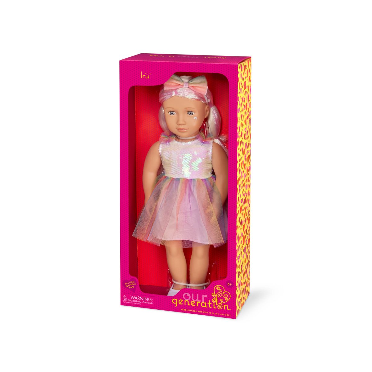 BD31503_PKG Our Generation: lalka IRIS 46cm – w BAŚNIOWEJ stylizacji - obrazek 4