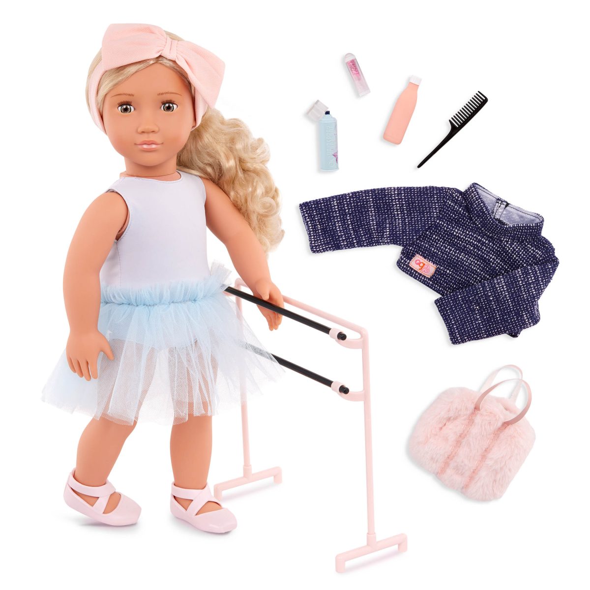 BD31530_PR Our Generation: lalka PRIMA 46cm – BALETNICA z akcesoriami - obrazek 3