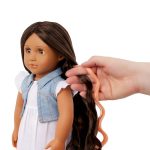 Our Generation: lalka PERLA 46cm – brunetka - z regulowanymi włosami - obrazek 5