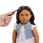 Our Generation: lalka PERLA 46cm – brunetka - z regulowanymi włosami - obrazek 7
