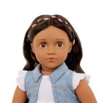 Our Generation: lalka PERLA 46cm – brunetka - z regulowanymi włosami - obrazek 2