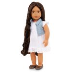 Our Generation: lalka PERLA 46cm – brunetka - z regulowanymi włosami