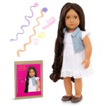 Our Generation: lalka PERLA 46cm – brunetka - z regulowanymi włosami - obrazek 3
