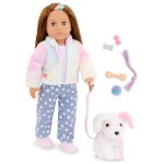 Our Generation: lalka SKYLAR 46cm – z PIESKIEM i akcesoriami – zgrany duet