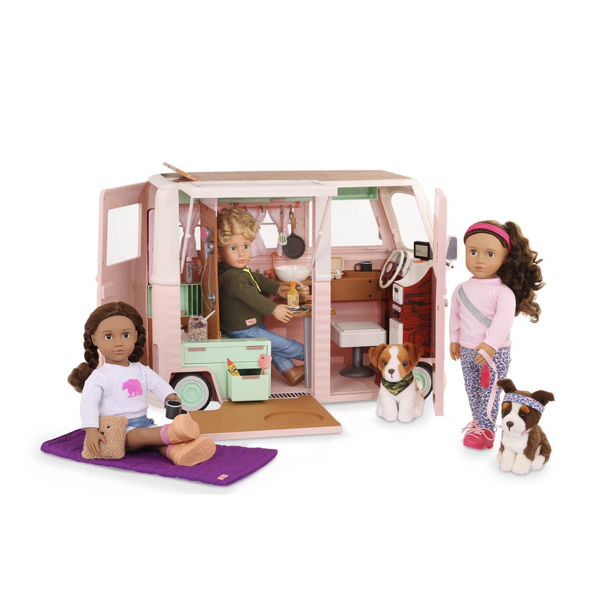 Our Generation: KAMPER kempingowy z wyposażeniem – RV Country Cruising – Camper Set - obrazek 10