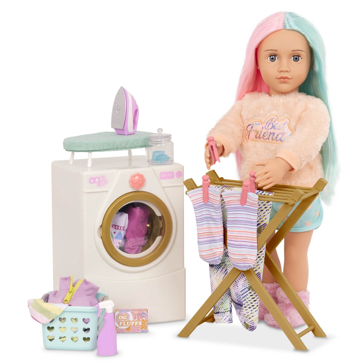 BD35411_DP_B_HS Our Generation: PRALNIA z WYPOSAŻENIEM – Laundry Day - obrazek 3