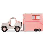 Our Generation: PRZYCZEPA do PRZEWOZU KONI – Mane to Travel – Horse Trailer Set - obrazek 6