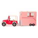 Our Generation: PRZYCZEPA do PRZEWOZU KONI – Mane to Travel – Horse Trailer Set - obrazek 10