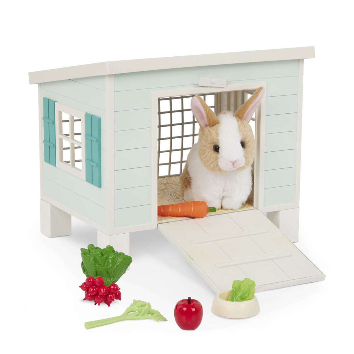 Our Generation: CHATKA z KRÓLICZKIEM i akcesoriami – Bunny Hutch Playset - obrazek 1
