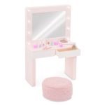 Our Generation: TOALETKA z podświetleniem i akcesoriami – Glam & Glow Vanity Set