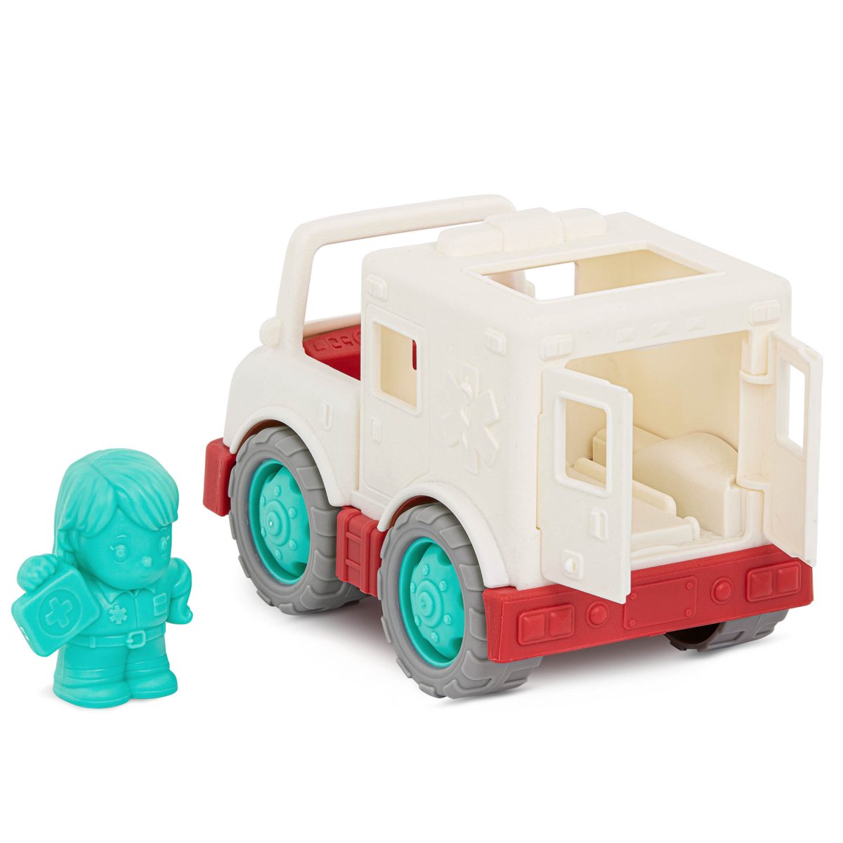 B.toys: Zestaw 3 pojazdów SŁUŻB RATUNKOWYCH z KIEROWCAMI – Emergency Vehicles - obrazek 5