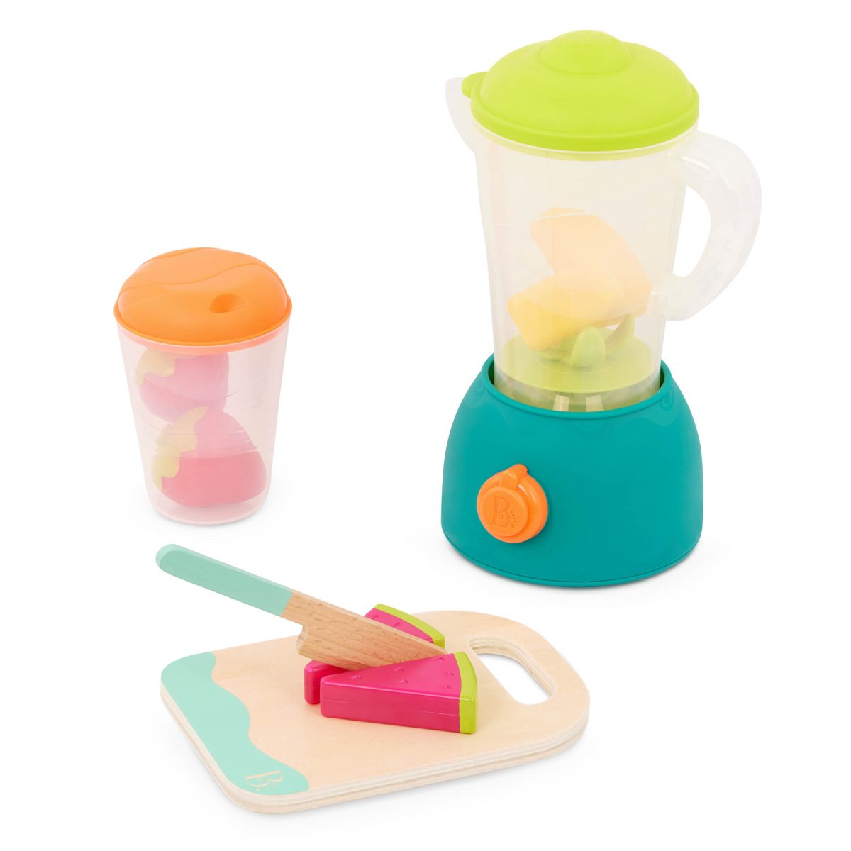 B.TOYS: Mini Chef – BLENDER z owocami i akcesoriami - Fruity Smoothie Playset - obrazek 1