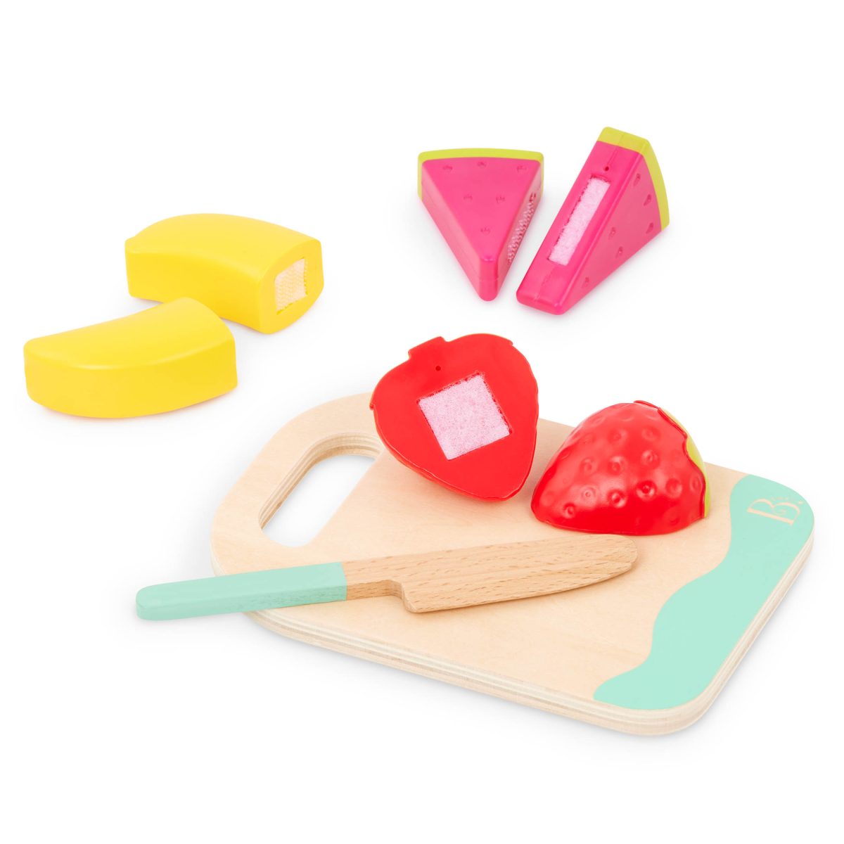 B.TOYS: Mini Chef – BLENDER z owocami i akcesoriami - Fruity Smoothie Playset - obrazek 7