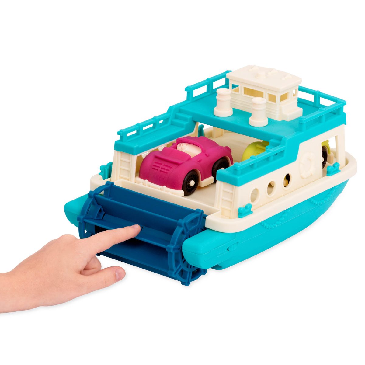 BX2327_DP_C B.toys: Happy Cruisers – Ferry Boat – PROM z AUTKAMI - obrazek 2