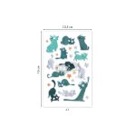 Maildor: Naklejki 3D wypukłe Puffy, Koty - obrazek 2