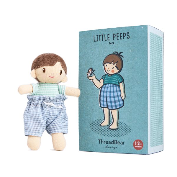 ThreadBear Design: laleczka w pudełku chłopiec Jack