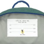 Lassig: plecak przedszkolny mini sztruks Little Gang Fun Ocean Green - obrazek 4