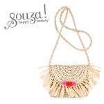 Souza! Torebka dla dzieci słomkowa z frędzlami i pomponami Akkelyn