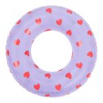 The Swim Essentials: dmuchane koło do pływania 55cm Lila Hearts