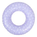 The Swim Essentials: dmuchane koło do pływania 90cm Lila Leopard