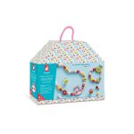 Janod: zestaw kreatywny do tworzenia biżuterii z drewna Ogród Kwiatów 4+