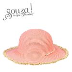 Souza! Kapelusz słomkowy różowy Celeste 4-6 LAT