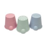 Scrunch: zestaw 3 silikonowych wiaderek do kąpieli - obrazek 2