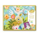 Djeco: Zestaw artystyczny z bibułą LEŚNE ZWIERZĘTA 3+