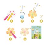 Djeco: Zestaw artystyczny z bibułą LEŚNE ZWIERZĘTA 3+ - obrazek 3