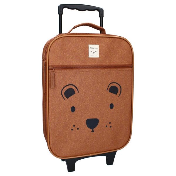 KIDZROOM: walizka dziecięca Big Teddy Bear Brown