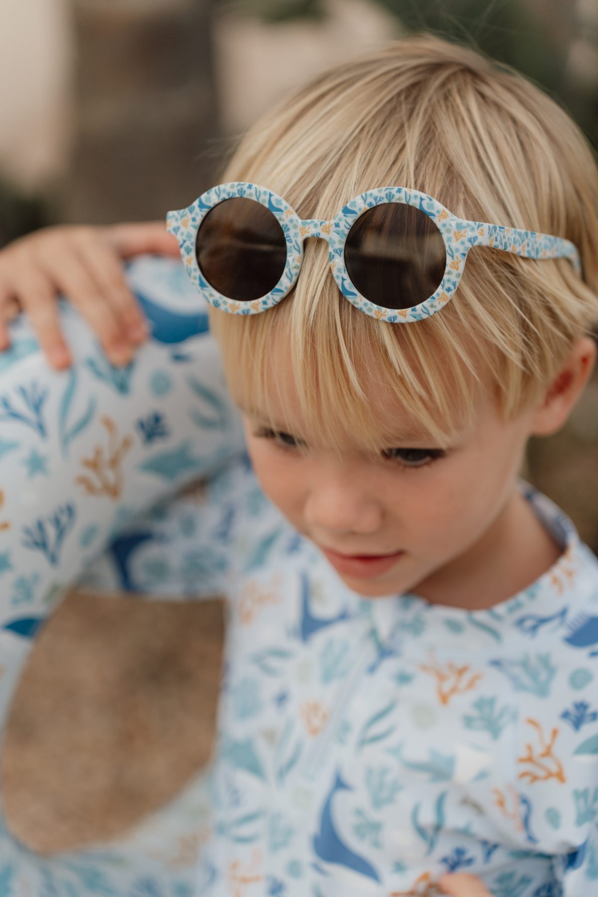 125797 - Sunglass - Ocean Dreams Blue (2) Little Dutch: okulary przeciwsłoneczne dla dzieci Ocean Dreams Blue 2+ - obrazek 2