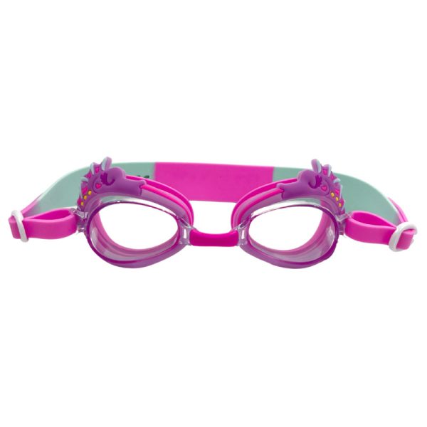 Bling2o: Aqua2ude okulary do pływania dla dzieci KONIK MORSKI RÓŻOWY 3+