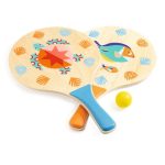 DJECO: Drewniane paletki do gry OCEAN