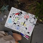 HeyDoodle: sensoryczna mata silikonowa do kolorowania A3 - Szlaczki i Pracowite Robaczki - obrazek 2