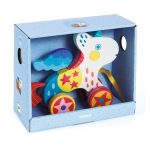 DJECO Drewniana zabawka do ciągnięcia JEDNOROŻEC - obrazek 2