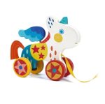 DJECO Drewniana zabawka do ciągnięcia JEDNOROŻEC