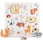 VILAC: Układanka z uchwytami Zwierzęta Leśne 18M+ / Sarah Betz - obrazek 2