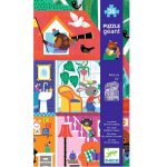 Djeco: Puzzle gigant DOMEK MAŁYCH PRZYJACIÓŁ 36 EL.