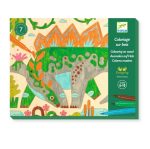 Djeco: Kolorowanie na drewnie ŚWIAT DINOZAURÓW 6+