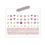 Djeco: wodoodporne Naklejki na paznokcie PTAKI 4+, pilniczki - obrazek 2